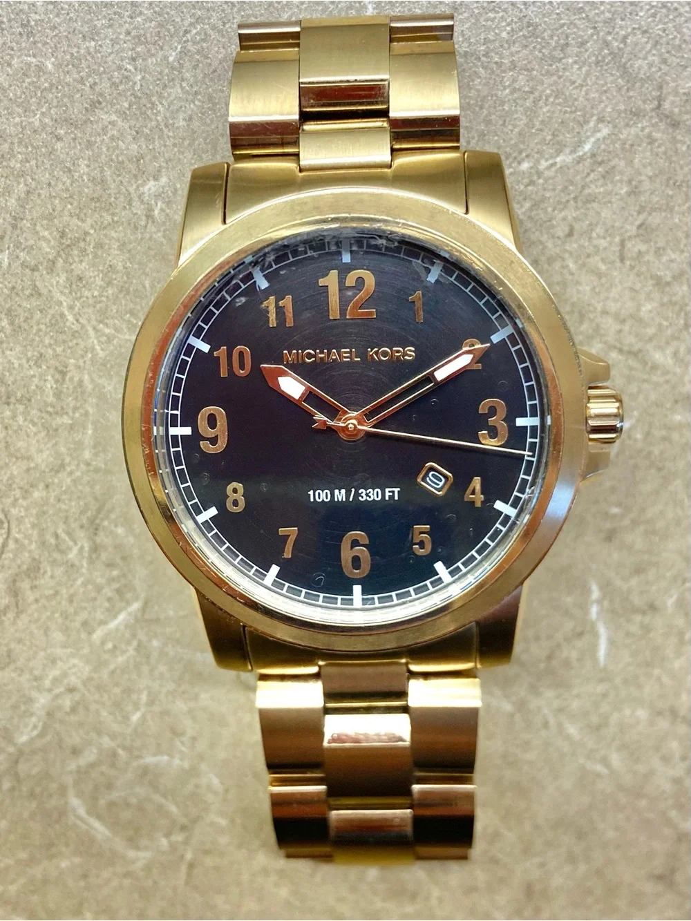 Michael Kors Gold Tone Stainless Steel Men’s Watch